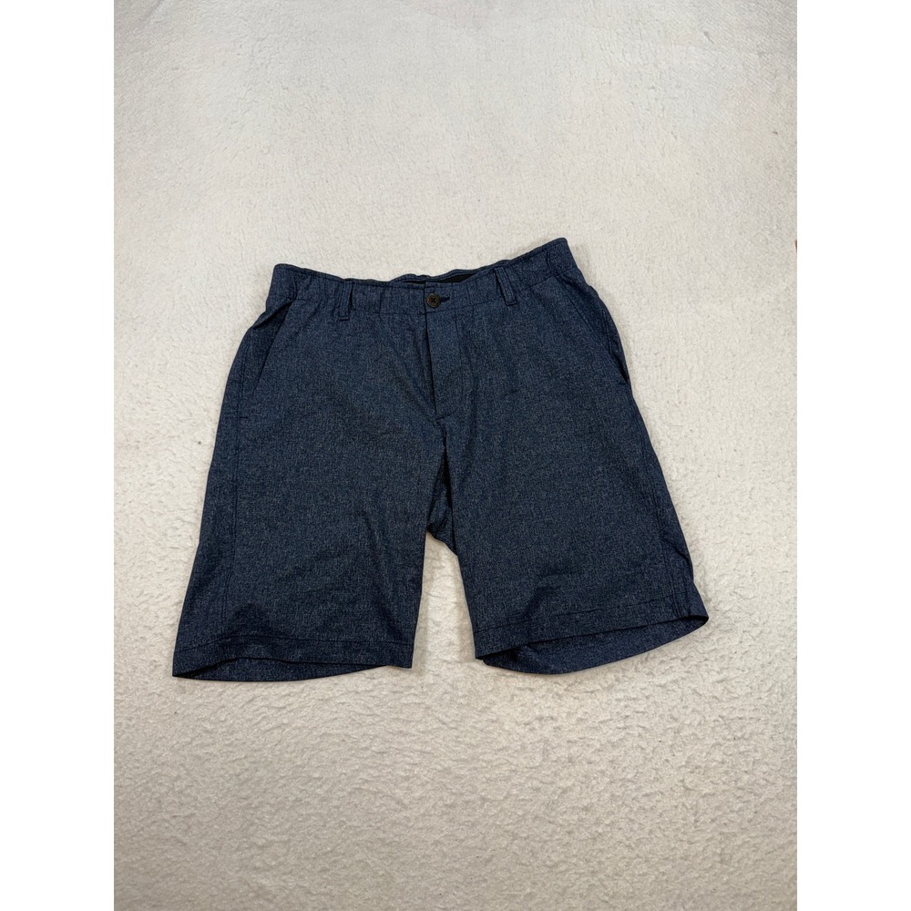 Under Armour HeatGear Mens Golf Shorts Navy Blue Heather Size 34 Athletic